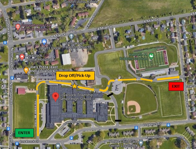 **TRAFFIC PATTERN 20232024** Loyalsock Township School District