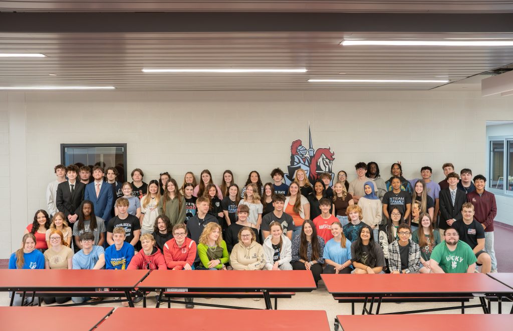A group photo of the students recognized and celebrated at the 2026 Student Recognition Breakfast.
